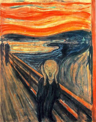Norwegian artist Edvard Munch’s famous expressionist painting “Scream”