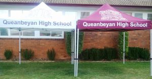 Marquees purchased by the students