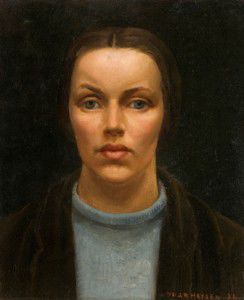 Self portrait, 1934, by Nora Heysen (1911-2003) oil on canvas