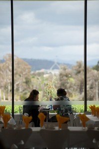 The Terrace at the Memorial Café... surrounded with stunning views. Photos by Silas Brown