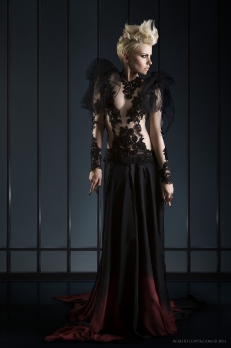 Dress, Sarah Joseph Couture. Photo by Robert Coppa. 