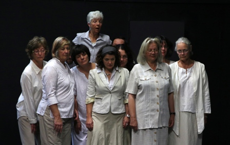 Worldly Goods Choir  in a melancholy moment