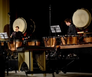TaikOz performing at last night's opening concert of the music festival. Photo by Judith Crispin