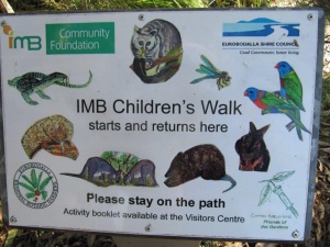 The Children's Walk at the Eurobodalla Botanic Gardens is full of fun and surprises. 