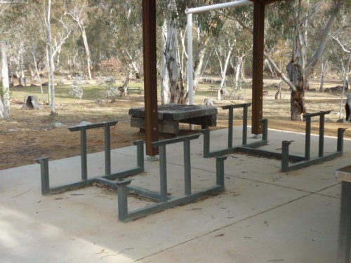 Water tanks, tables and seats were stolen from Orroral Campground this week.