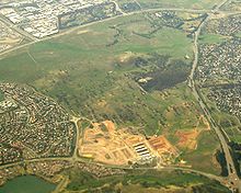 Aerial view of Crace