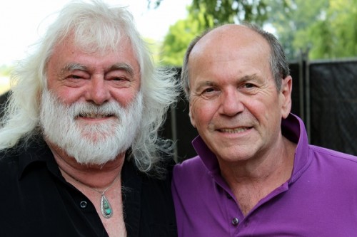 Brian Cadd, left, and Glenn Shorrock… “Our voices have a most unique sound together,” says Cadd. Photo by Paul Taylor