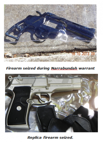 The firearm seized