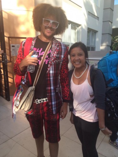 LMFAO's Redfoo with Donna. 