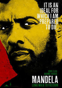 Poster for the forthcoming film about Nelson Mandela ? Long Walk To Freedom, starring Idris Elba.