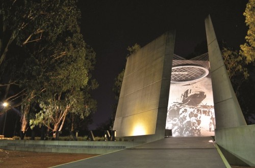Colin Duckworth's photograph, "Dust off on ANZAC Parade: Lest we forget"
