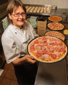 Irene Paz... “I love everything about making pizzas, but I’ve been working hard enough for long enough.” Photo Gary Schafer