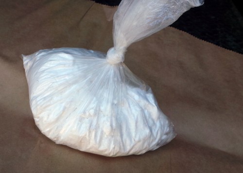 Big bag of drugs