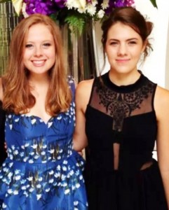 Film students Stephanie Parsons, left, and Josie Baynes in Bangkok… “We didn’t win any awards, and we get no academic credits, but it was a great experience,” says Josie. 