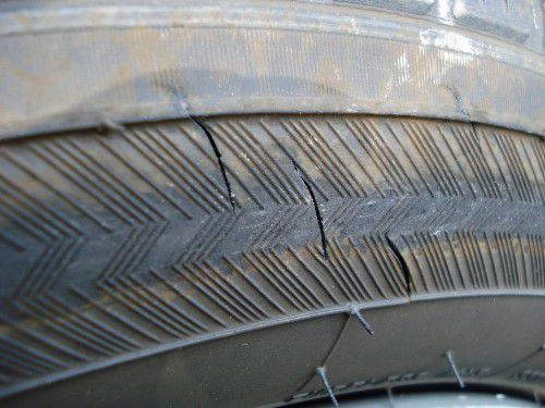 slashed tyres