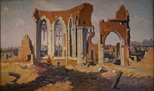 Will Longstaff, “Villers-Bretonneux, ruins of the church.”