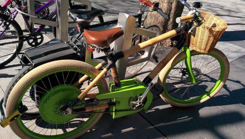 bamboo electric bicycle