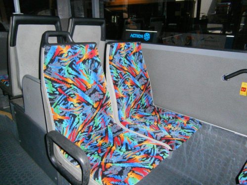 Refurbished bus seats