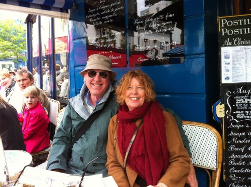 Ian Sharpe and partner Gayle,  MontMartre, Paris