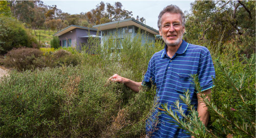 Brad Pillans... “I love to try plants that people say will never grow here – I like the challenge of bringing a rainforest plant to frosty Canberra.” 