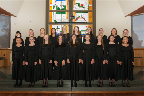 The New York-bound Gabriel Singers… "We are nervous about how our Australian accents might stand out when we are blended with a group of American choirs," says Melinda Sawer. Photo by Holly Treadaway 