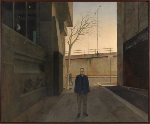 The crime writer Shane Maloney 2004, by Rick Amor. Collection NPG, Gift of the artist 2010, Donated through the Australian Government's Cultural Gifts Program