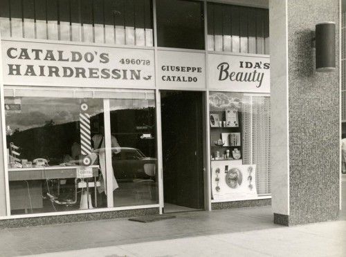 Cataldo's 1965 shopfront, Marcus Clarke St, Civic