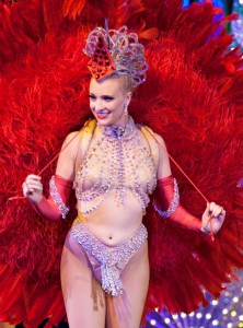 Dancer Fuchsia Bullot... back here from 18 months at the Moulin Rouge, Paris. 
