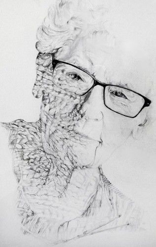 Sheida Sabet Raftar, Lois, pencil on paper, 2014 - Ray White Belconnen Art Prize winner