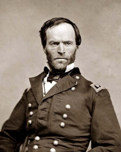 Maj-Gen William Tecumseh Sherman. 