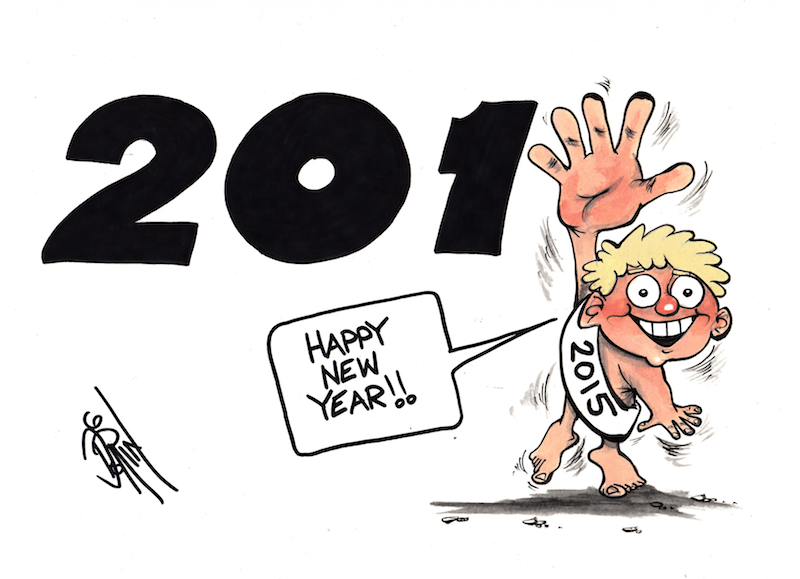 Cartoon / Happy New Year! | Canberra CityNews