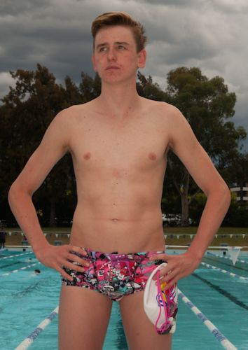 Telopea Swim Club member, Ben Freeman, Photo by Holly Treadaway.