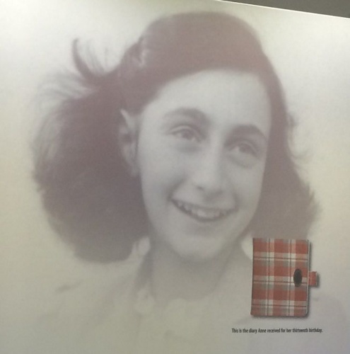 Anne Frank and her diary