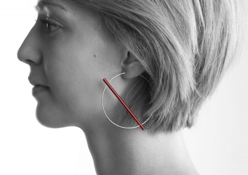 Phoebe Porter, Construct earrings.