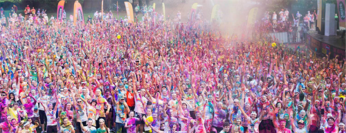 The Color Run… “Like no other fun run or festival,” says Woody Sedgman.