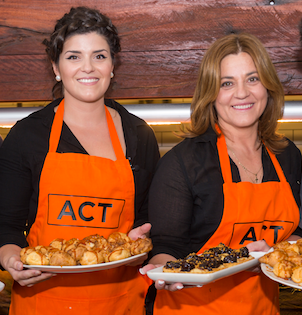 “My Kitchen Rules” mother-and-daughter cooking team Anna, left, and Gina… “The show taught us that you don’t have to put yourself up to public humiliation to achieve your dreams,” says Anna. 