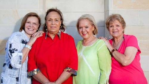 left to right: Lois Peeler, Naomi Mayers, Laurel Robinson and Beverley Briggs. (photo Hopscotch Films) 