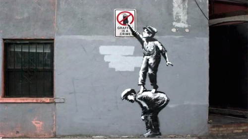 Banksy does New York