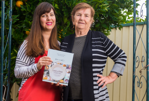 The only Canberran in the cookbook… Nevenka Barac, 82, with her daughter Dragica Barac. Photo by Andrew Finch 
