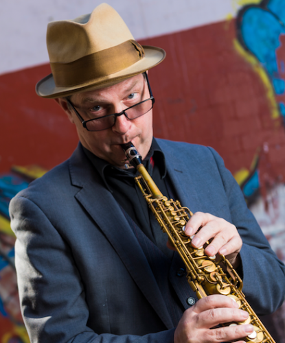 American sax player Philip Johnston… laconic enough to be taken for an Australian. Photo by ANDREW FINCH