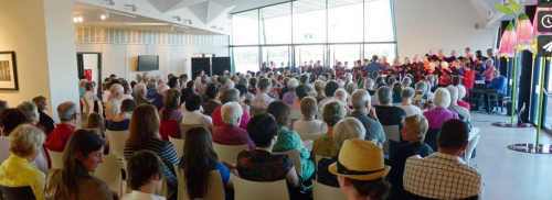 Crowd at Belconnen Arts Centre