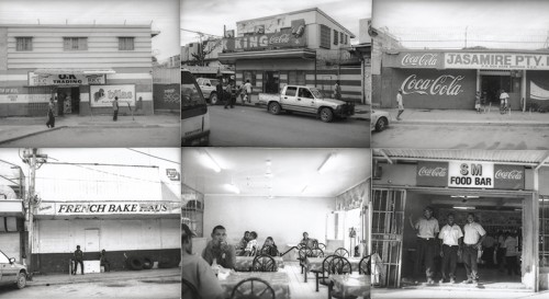 (Image: Sean Davey, Fast food, takeaways + food stores, Port Moresby PNG (detail), 2015, 12 gelatin silver photographs on board)