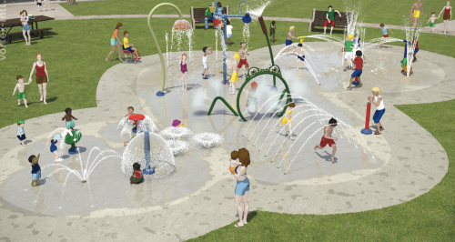 The winning choice for the new water play park at Lakeside Leisure Centre in Tuggeranong.