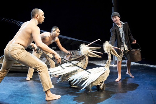 Phil Dean Walford, Anthony Mayor, Kai Lewins in Storm Boy, photo  Brett Boardman