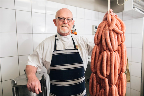 Author David Peddle… “The science behind making sausages might seem very deep and complex, but making sausages is easy.” Photo by Rohan Thomson 
