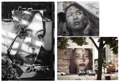 Work by Rone