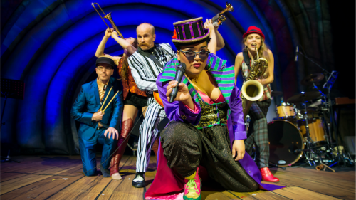 Circus Oz band. Photo by Rob Blackburn. 