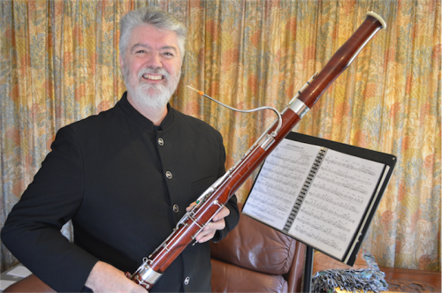 Canberra bassoonist David Whitbread… recital to help “Save the Bassoon”. 