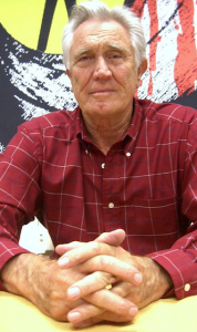 George Lazenby pictured in 2008… home for SPYfest.