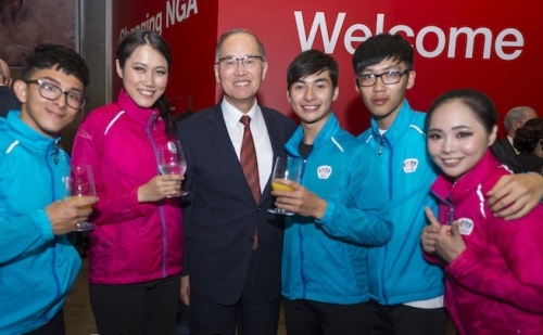 Li Chun, Chen Yating, Taiwan Ambassador Dr. David Lee, Wang Chun Kai, James Troy and Mei Chiling